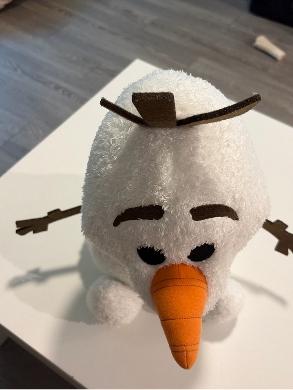 Disney Weighted Olaf Plush Snowman - White, Orange, Brown, Black - Picture 5 of 6